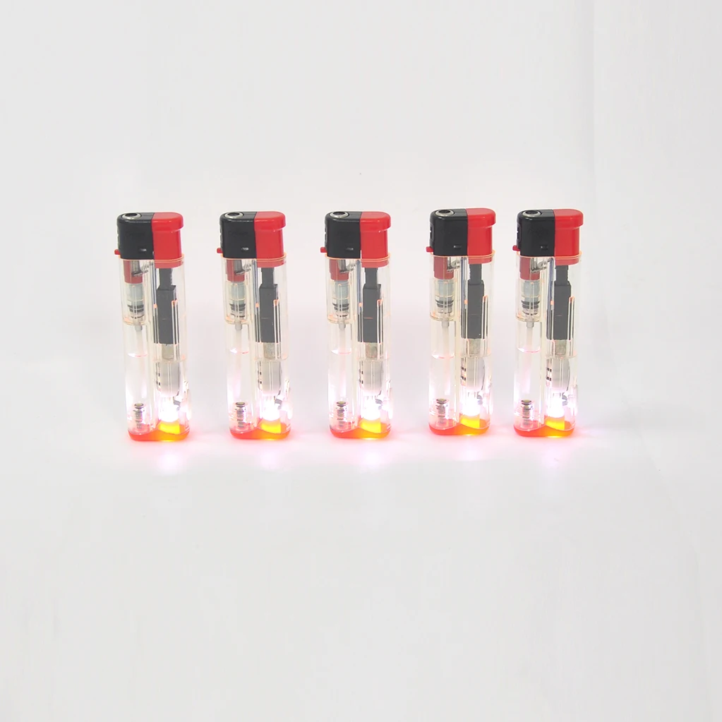 2022 windproof led flash lighter electric lighter wholesale factory price  refillable lighter with led light