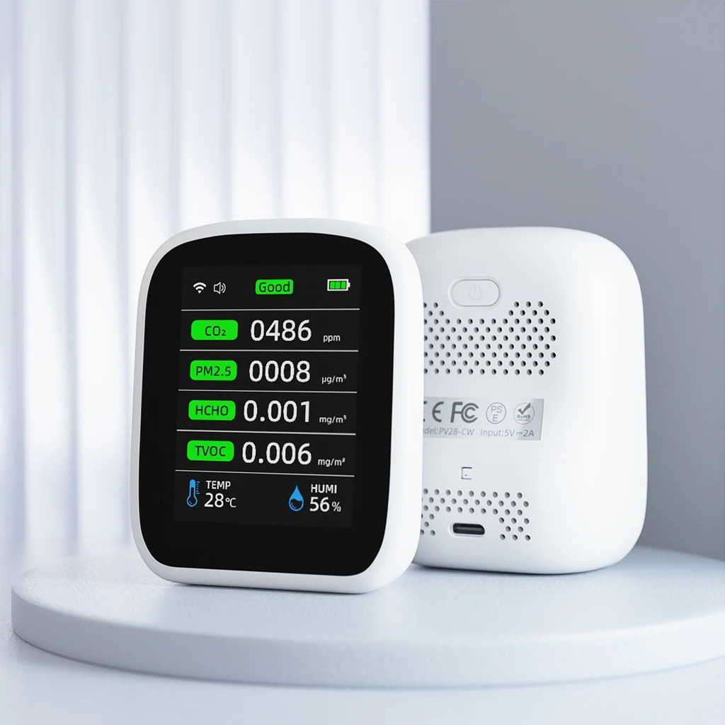 New Mini Multifunctional All in one air quality monitor Portable Indoor Air Quality Monitor air quality detector