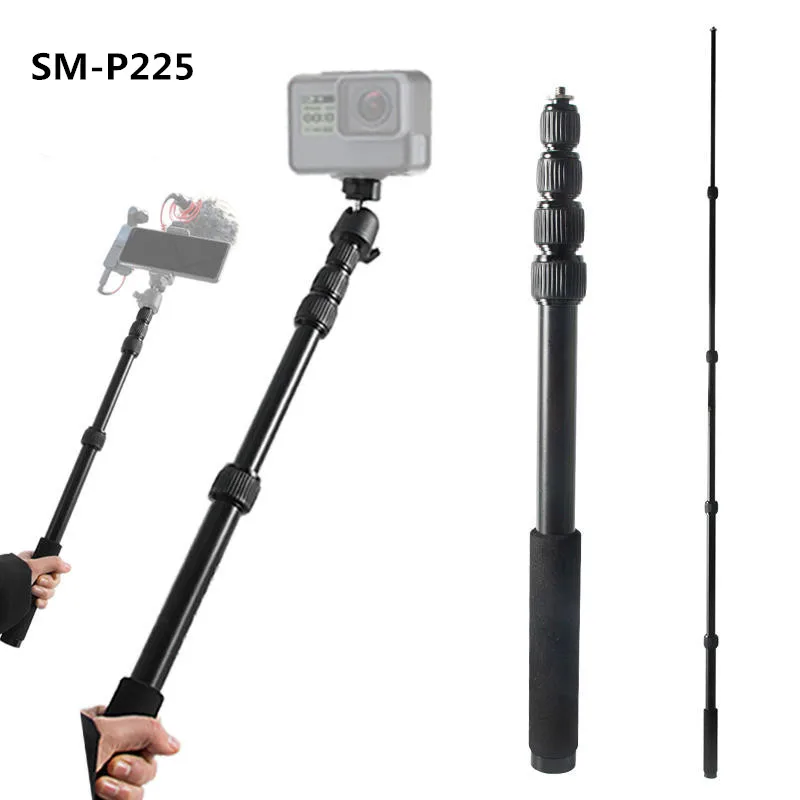 Photography Camera Aluminum Selfie Stick Carbon Fiber Extension Rod Telescopic Pole For FeiYu Zhiyun Gimbal Stabilizer Accessory