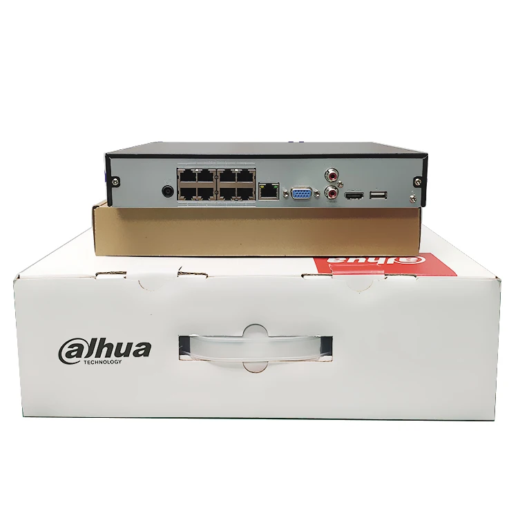 Hot Sale Da hua 8ch NVR NVR4108HS-8P-4KS2/L H.265 1HDD 8 Channel 4K POE NVR