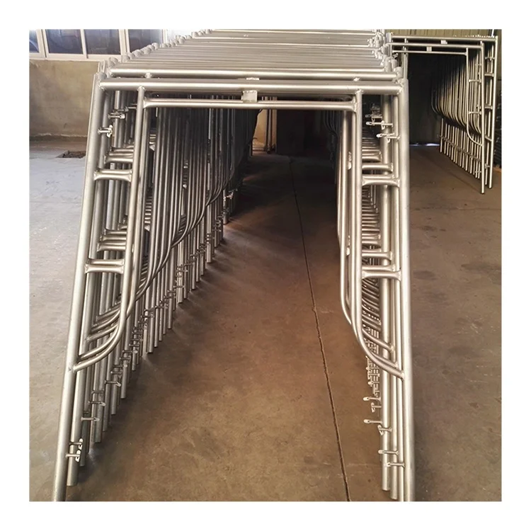 Sale Q345 Galvanized Galvanized Tower Andamios Steel Adjustable Mason H Frame Scaffolding System for Construction