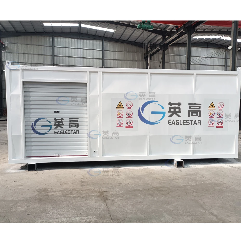 Containerized ISO 10000L-20000L Mobile Gas Filling Station/ Portable Fuel Station