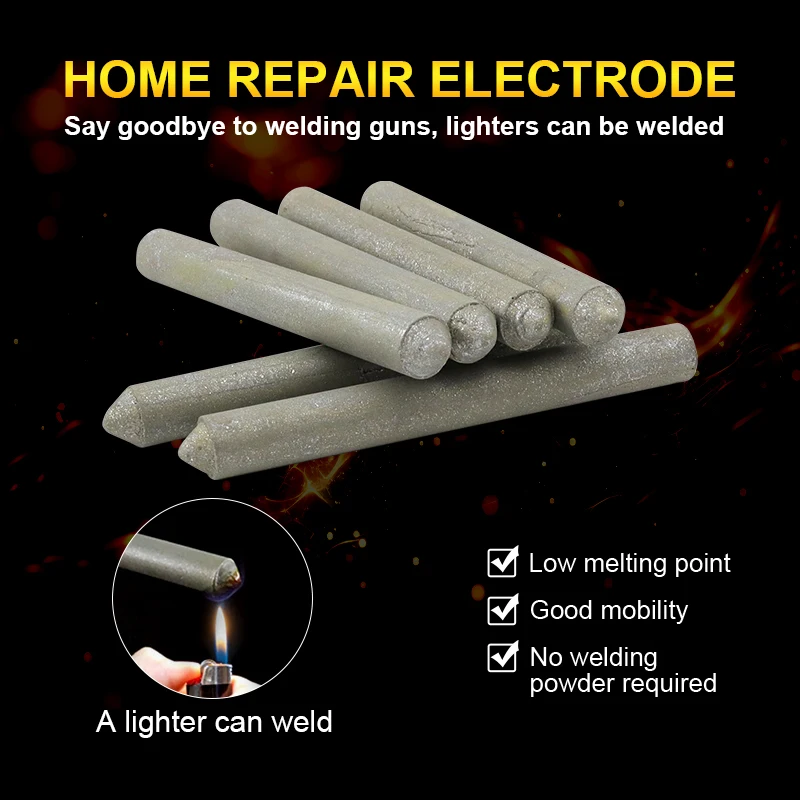 Upgraded version of low-temperature universal electrode copper iron aluminum stainless steel welding manual repair electrode