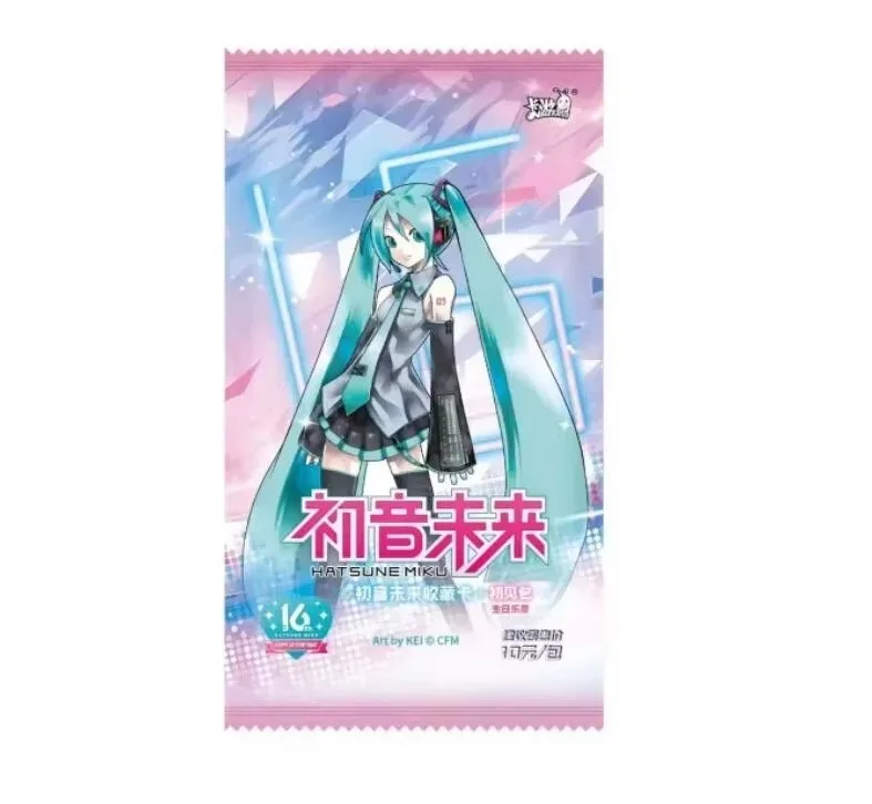 Оригинальная открытка KAYOU Hatsunes Mikus первая звуковая поздравление с движением на день рождения Hatsuned юбилейные коллекционные открытки подарки