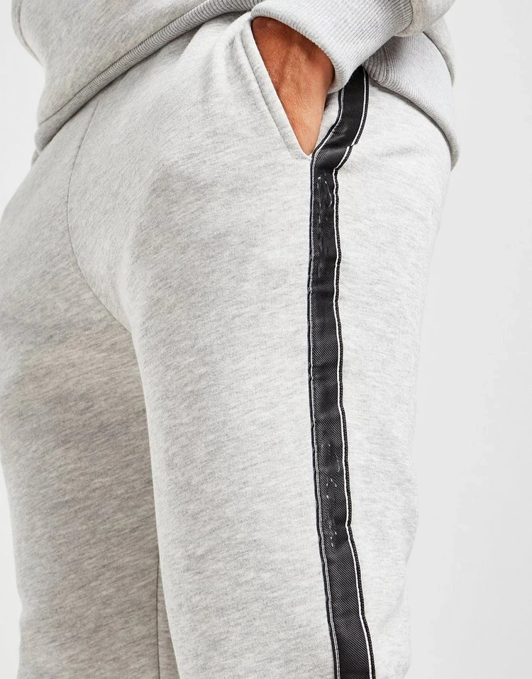 OEM high quality organic cotton tracksuits training wear set custom stripe tech fleece tracksuit for man