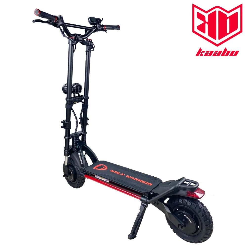 Original KB Wolf Warrior X 10inch 60V 21Ah Battery Double Drive 2200W Top speed 70 km/h Off Road Foldable Electric Scooter