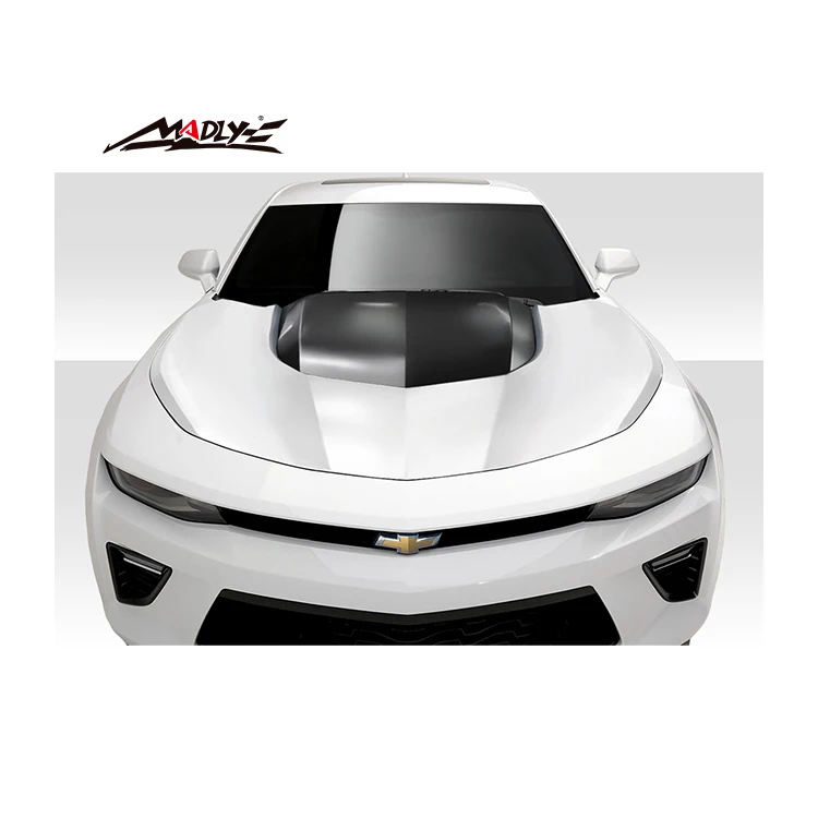 Madly Fiber Glass Camaro Hood for Chevrolet Camaro Hood ZL1 Style FRP Bonnet 2016-2020 Year