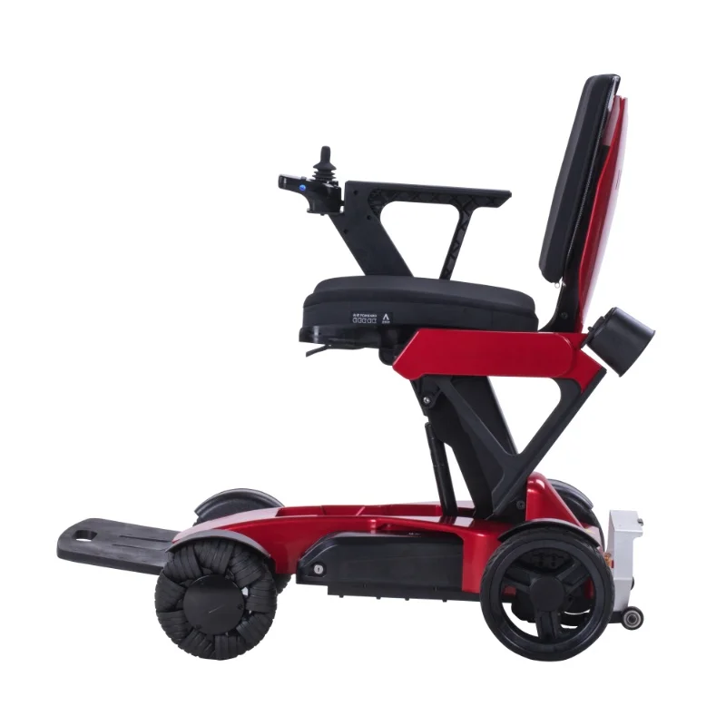Elite Electric Mobility Aid for Seniors  with Height-Adjustable Seating, 3D Wing Backrest, Safety Harness, LED Illumination