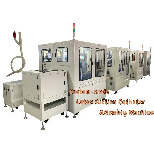 Medical IV Catheter Latex Suction Catheter Foley Automatic Assembly Machine Line