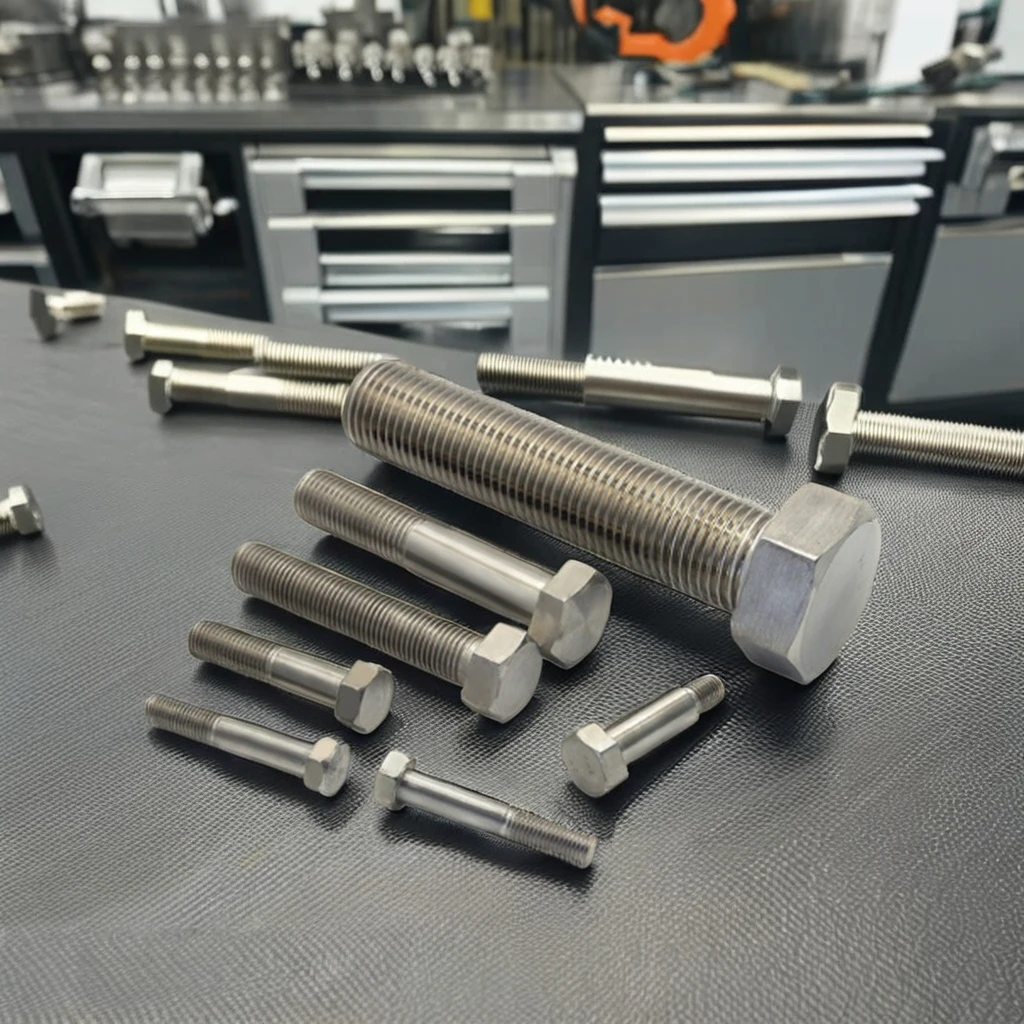 High Quality Steel Hex Bolts 8.8 10.9 Grade Bolts and Nuts M10 Size with Hex Head Various Materials-Din & ISO Standards