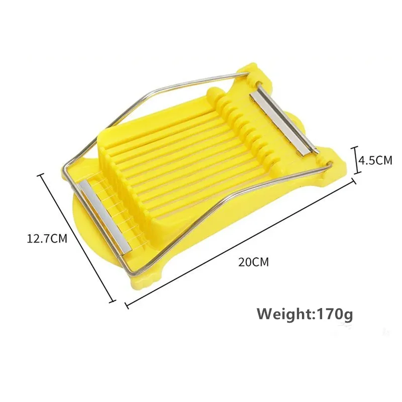 Multi-Functional Food Grade Wire Slicer Press Kitchen Accessories Fruit Vegetable Cheese Tools Egg Slicer Cutter Stainless Steel