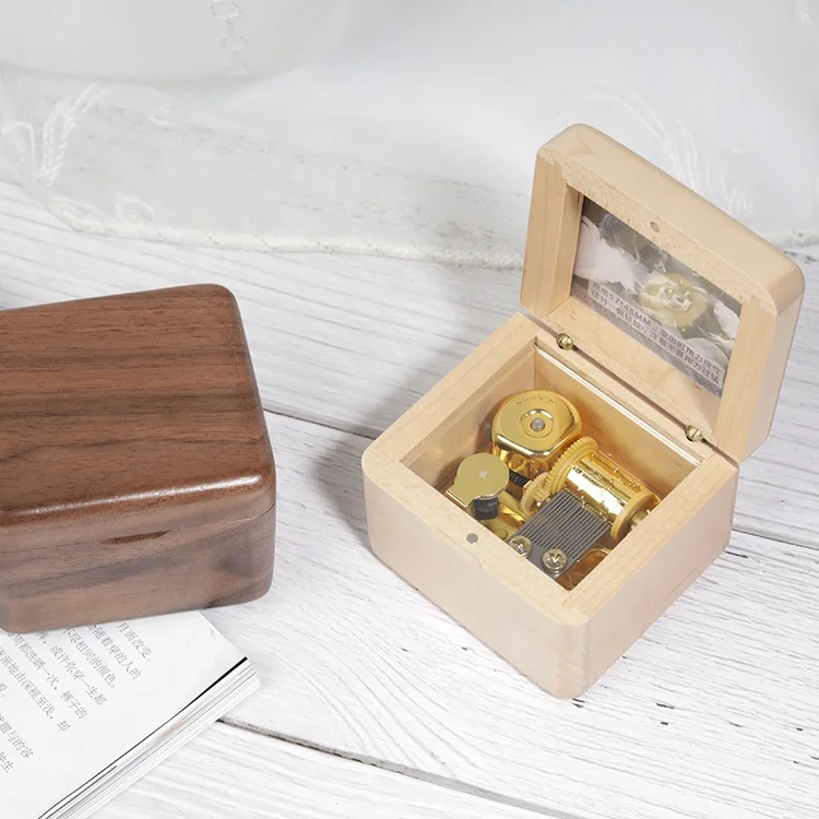 Специальная Сувенирная деревянная музыкальная шкатулка, Музыкальная шкатулка с индивидуальной рамкой