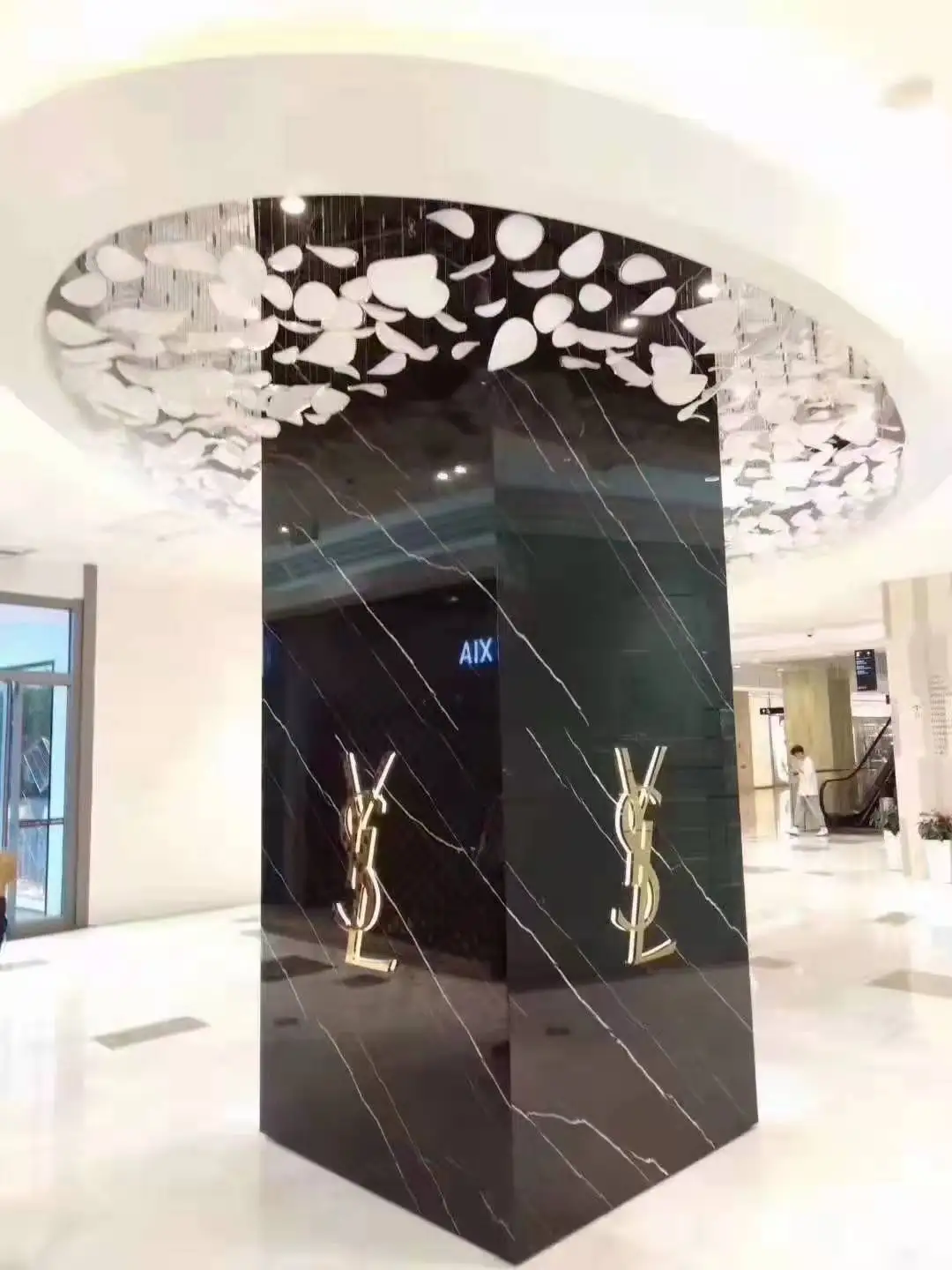 Natural Polished Stone Chinese Marble Slab And Tiles Black Marquina Nero Marquina