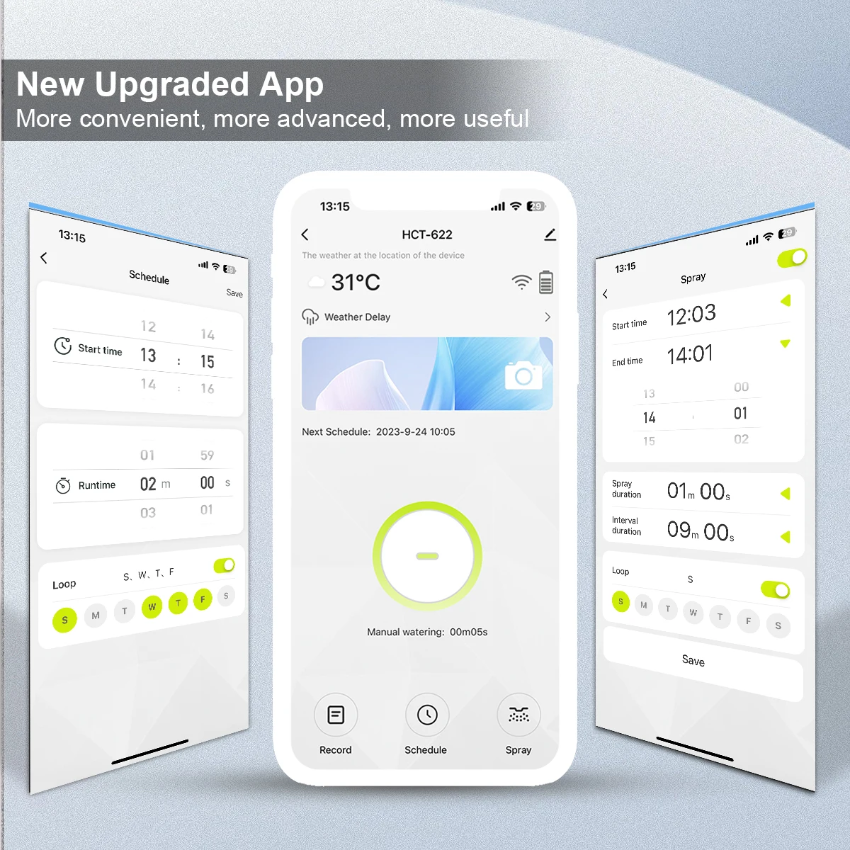 Automatic Wifi Smart Water Tap Timer Irrigation Controller With Tuya Or Smart Lif App