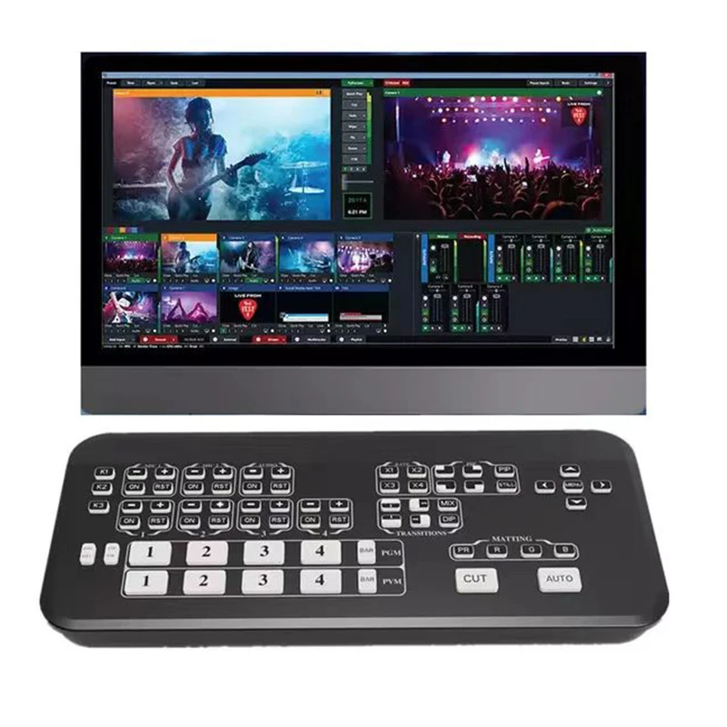 Amazing vMix OBS Video Live Streaming Switcher Mixer Broadcast IP PTZ Keyboard Video Conference Equipment