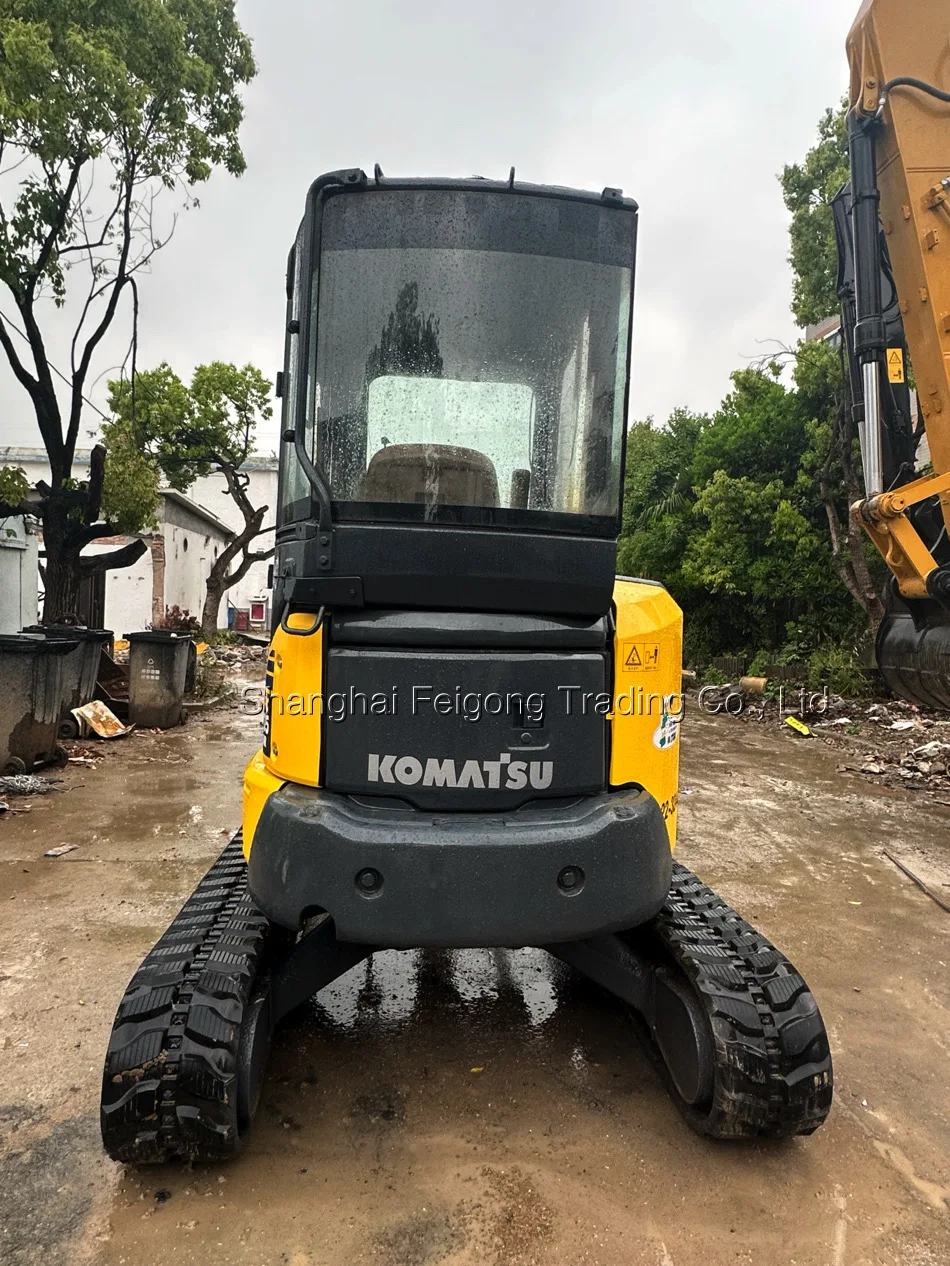 Экскаватор б/у KOMATSU PC35 3 тонны 2023 99% новая резиновая дорожка японская мини-ЭПА хорошее состояние Лидер продаж низкие рабочие часы PC35MR