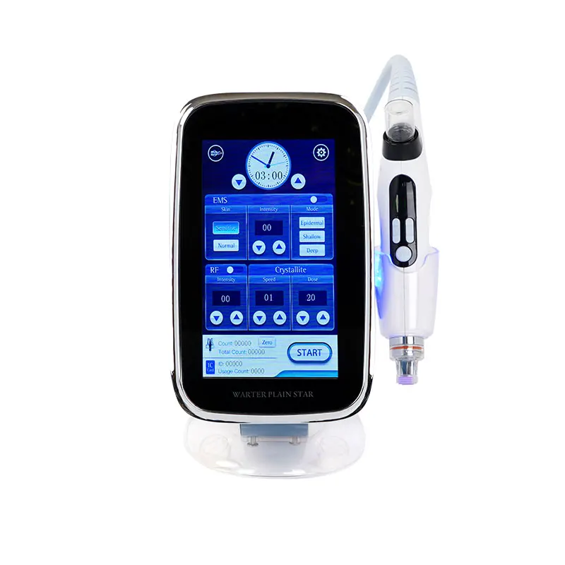 Beauty salon/household portable EMS needleless water light exfoliator