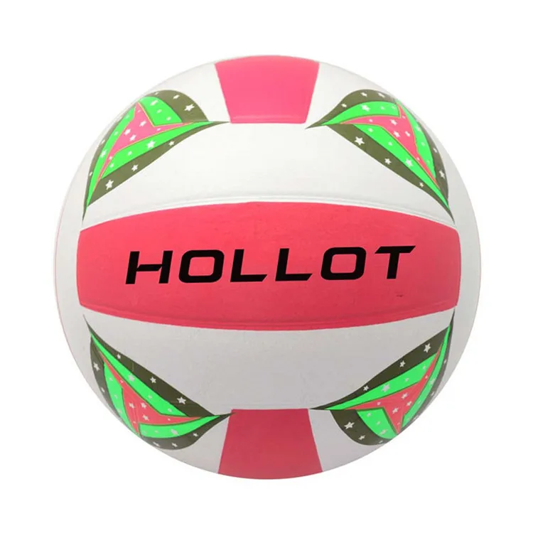 New Arrival Custom Design Durable Rubber Game Inflatable Standard Size Colorful Beach Volleyball Ball