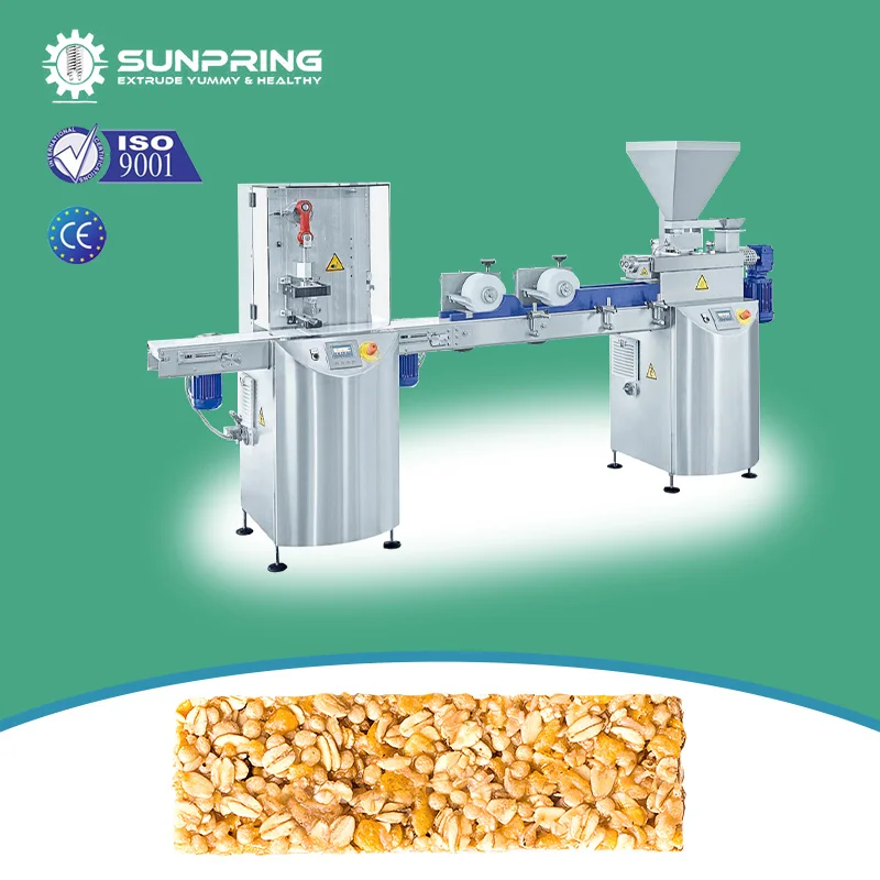 SunPring peanut candy making machine automatic small energy protein bar making machine peanut candy making machine