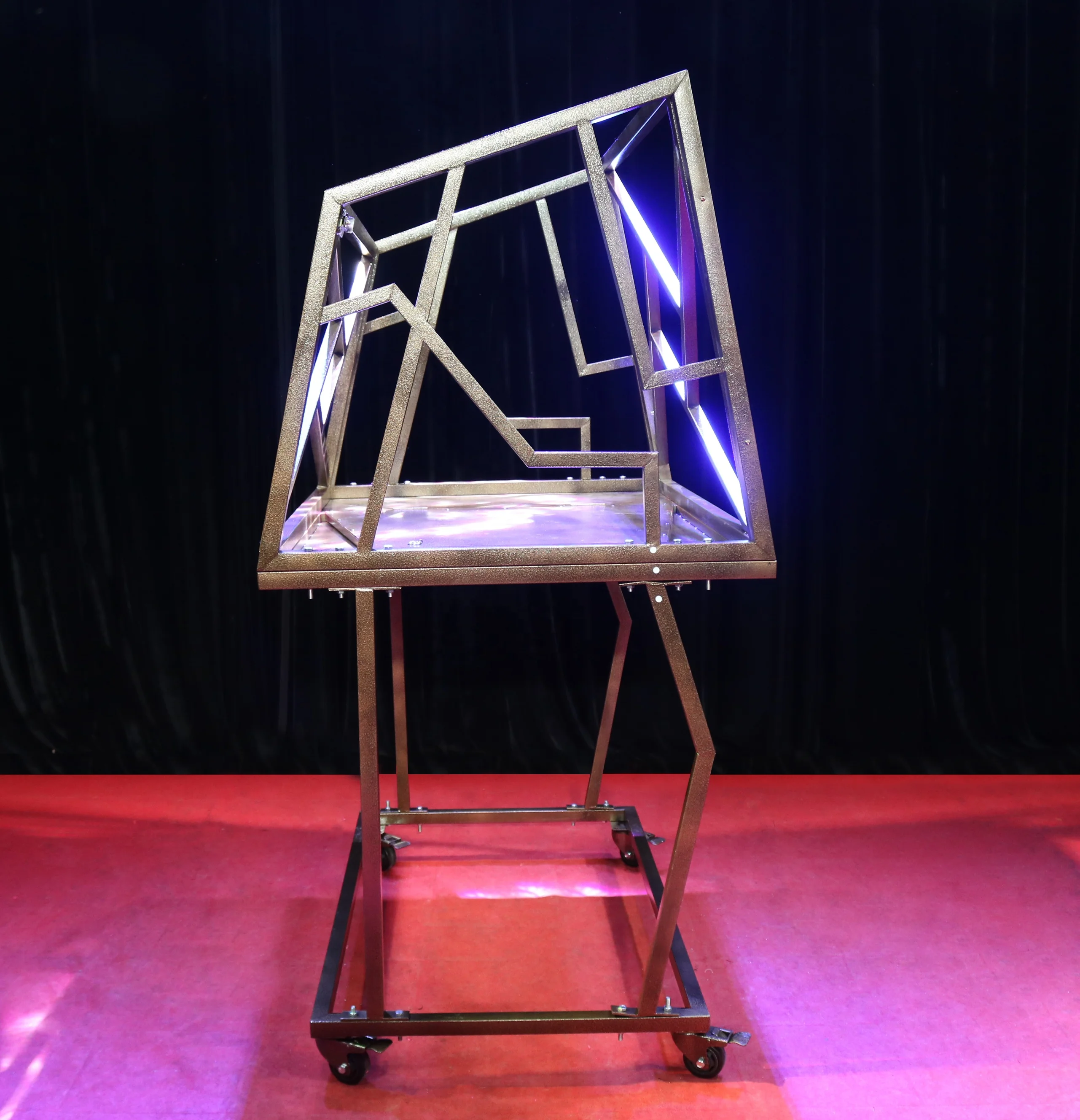 Stage performance equipment show magic acting fire cage prop on sale