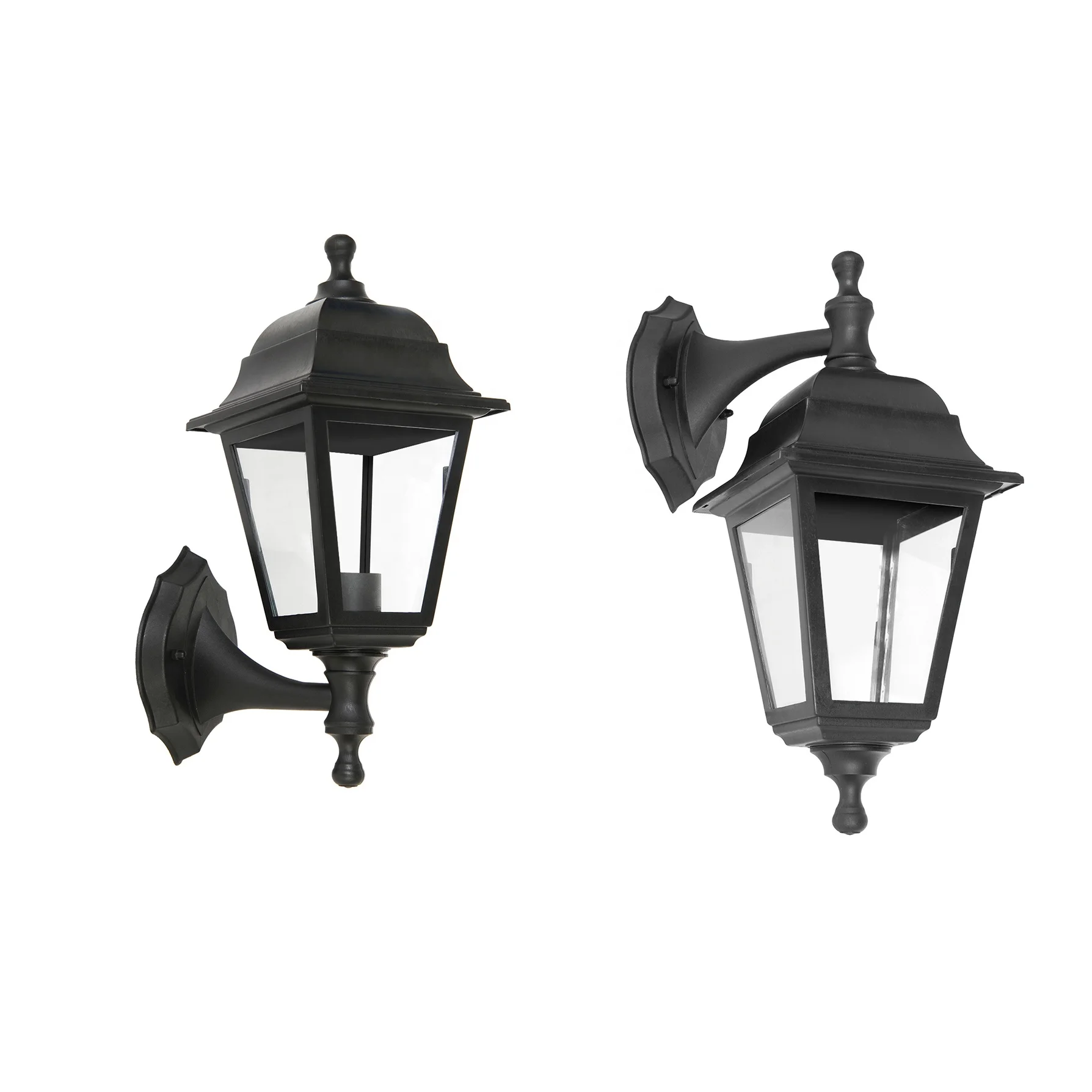 outdoor plastic wall led light IP44 garden wall lamp cheap and classical garden lantern post light wall lighting