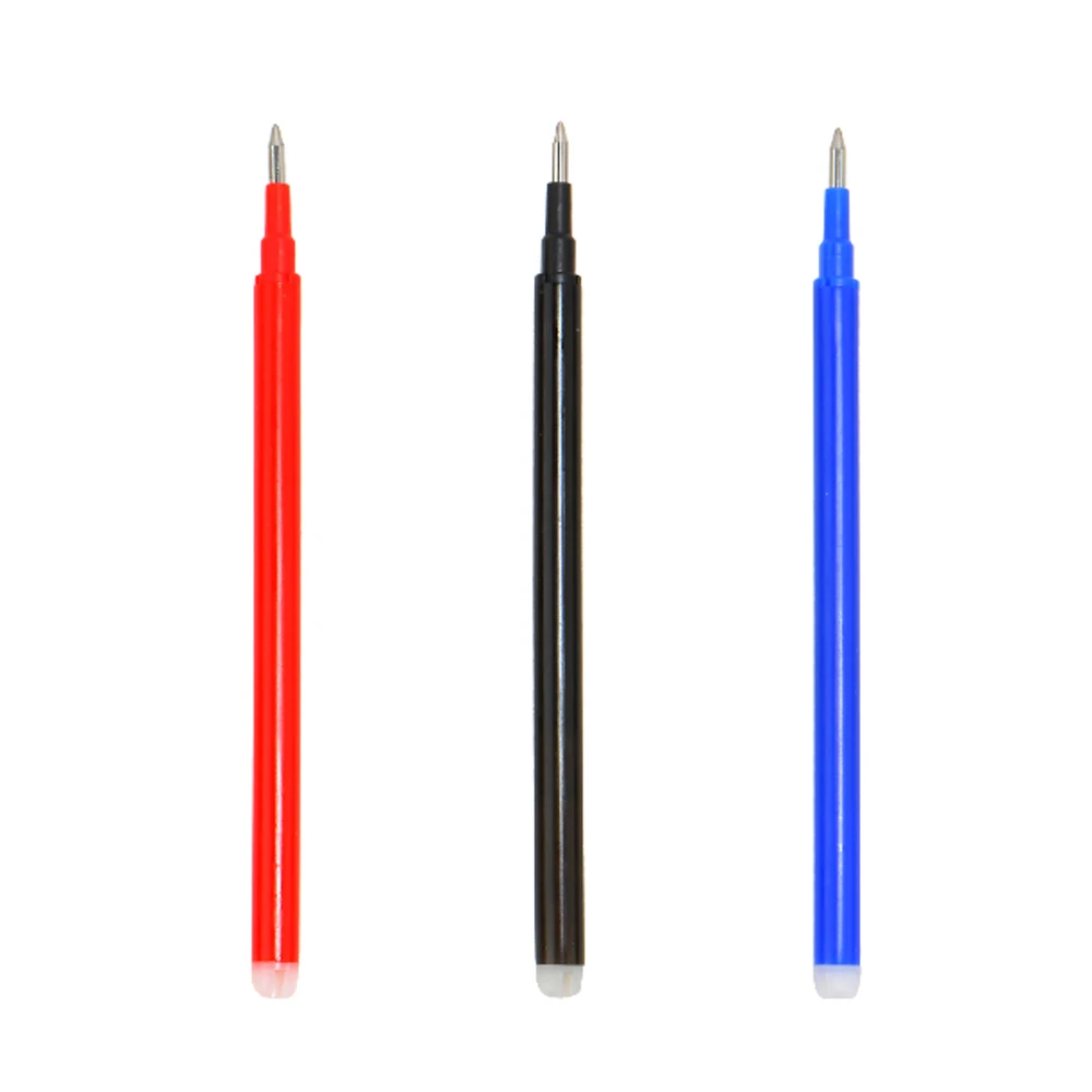 
Customized 0.7mm Black Erasable Gel Ink Pen Refill and Retractable 