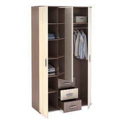 House Wardrobe Clothes Furniture for Sale Multiple doors Wardrobe Factory Wholesale Healthy life Furnishing Wooden wardrobe