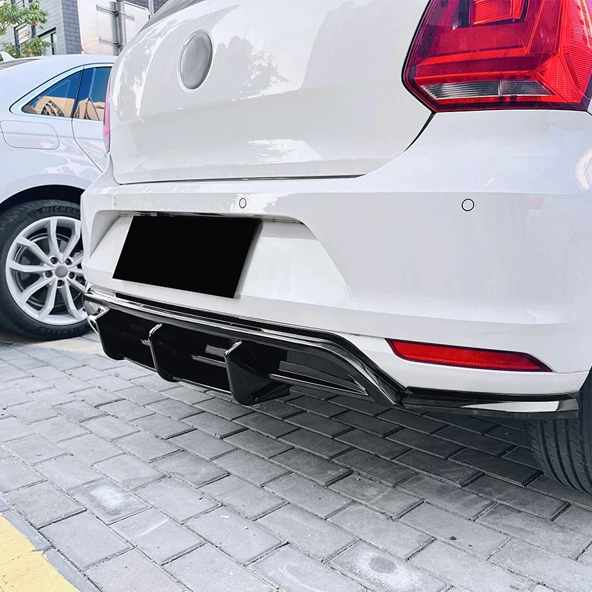 Фольксваген Поло MK5 6R 2009 2014 задний бампер для украшения автомобиля