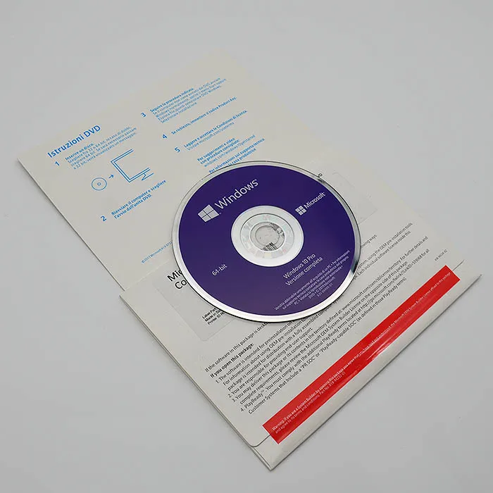 
Windows 10 Pro DVD Full Package OEM 64-Bit OS Laptop Operating System Key for Computer Manufacturers 