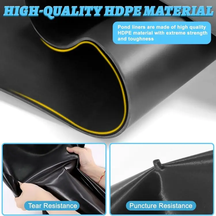 0 5 мм 75 1 толщина высокое качество ASTM HDPE геомембраны для пруда вкладыши аквакультуры на Филиппинах открытом воздухе