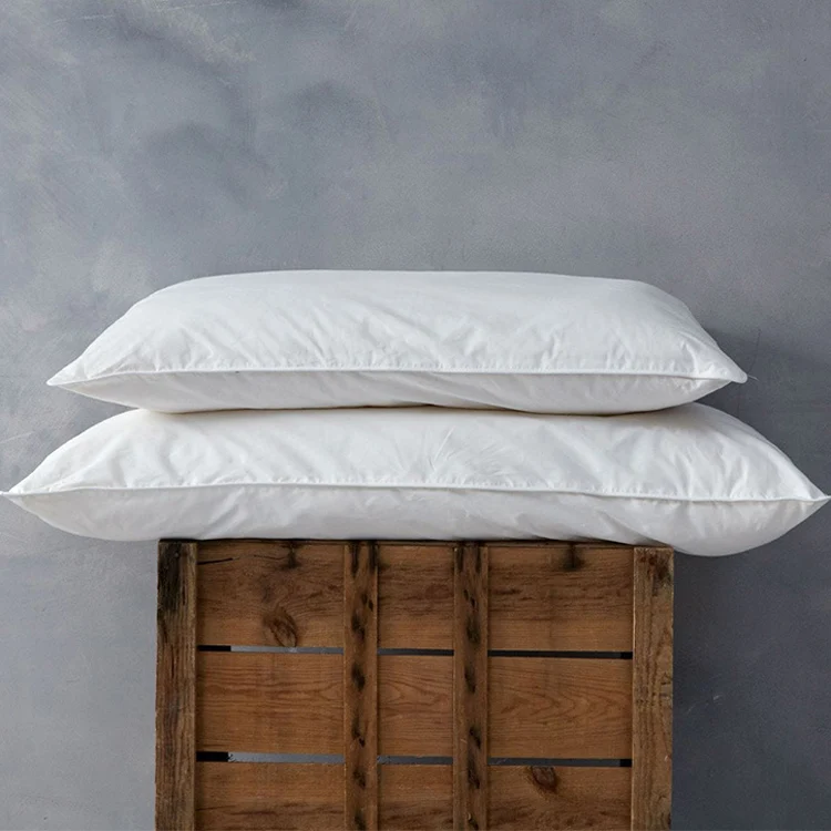 Wholesale Cheap Goose Down Pillow Breathable Super Soft Down Feather Sleeping Pillows For Hotel
