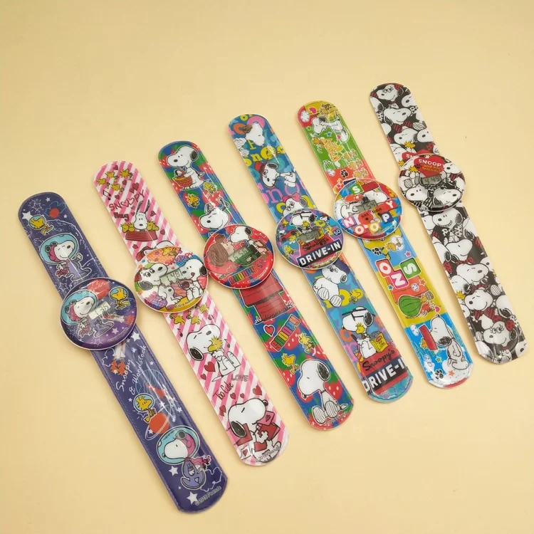 
Popular design lovely cartoon dog image snoopy printing color customizable watch children 
