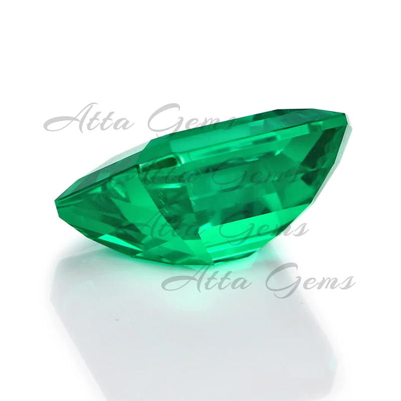 Synthetic Stone Prices 7*5mm 0.8 Carat Emerald Price Per Carat Lab Grown Colombian Emerald