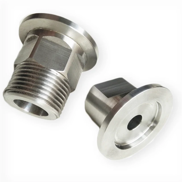 Stainless Steel KF16 KF25 KF40 KF50 Male/Female Thread Sanitary NPT Vacuum Fitting