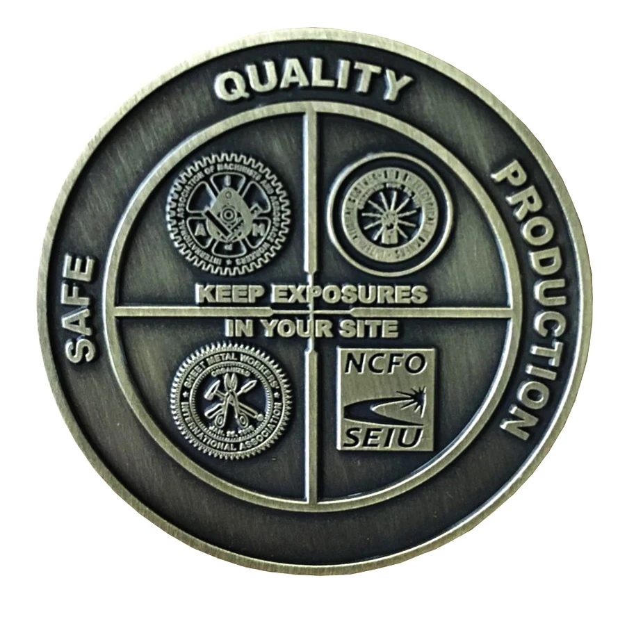 Custom Coin Maker Custom Shape Challenge Coins Soft Enamel Gold Silver 3D Zinc Alloy Metal Collection Of Coins
