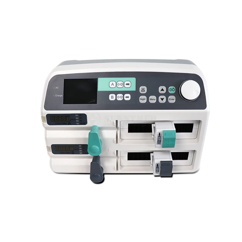 SY-G094 Portable Electric Injection Syringe Pump Low Price Medical Instrument Clinic Syringe Infusion Pump