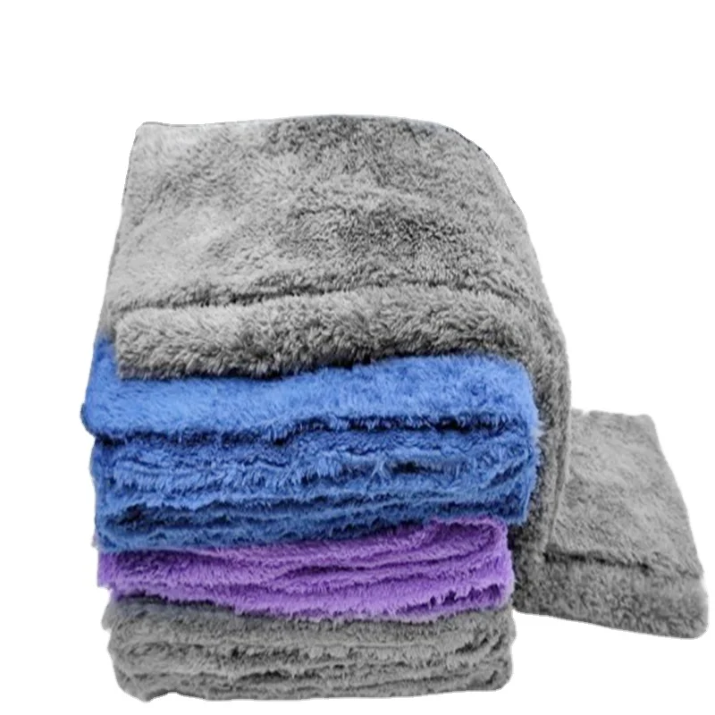 2021 Edgeless Plush Scratch Free Polishing Microfiber  Auto Cleaning Cloth Extra Large  Car Drying Towel