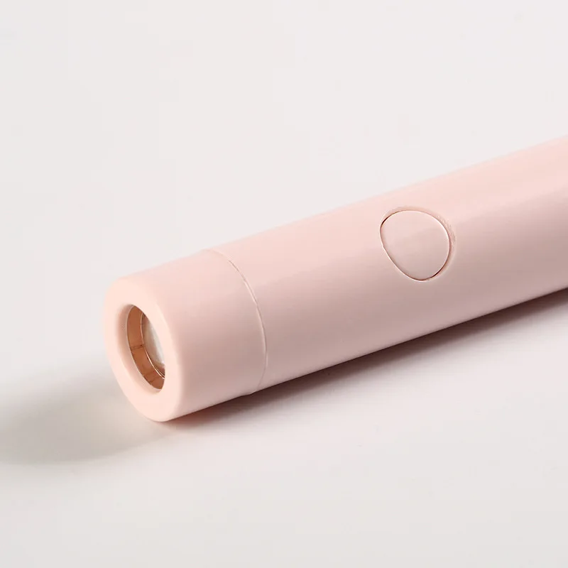 Aokitec white pink cordless portable gel nail dryer usb mini rechargeable uv light led lamp nail