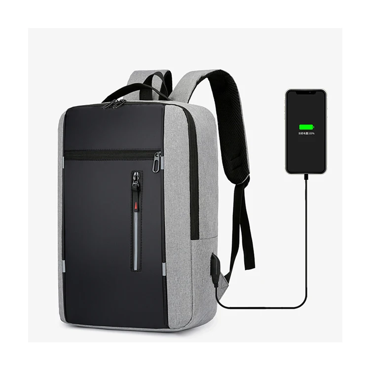 School Unisex Anti Theft Laptop Backpack with USB