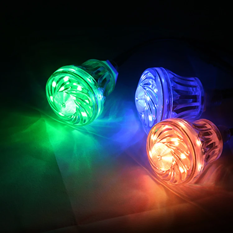 High Quality 60mm 18leds Cabochon Pixel Light Digital Amusement LEDs Letter light plate RGB 360 pixel light