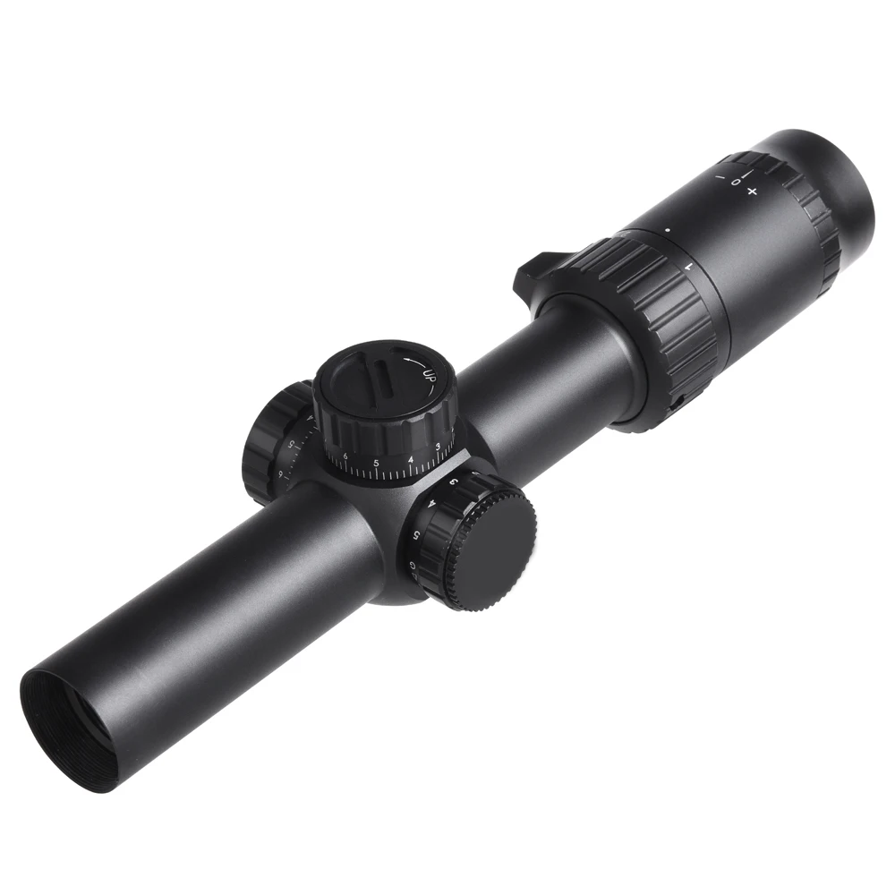 Оптовая продажа OEM ODM LPVO 1-6X24 ИК-оптический прицел с подсветкой, протравленная стеклянная сетка, тактическая оптика для стрельбы, фиксация. 308