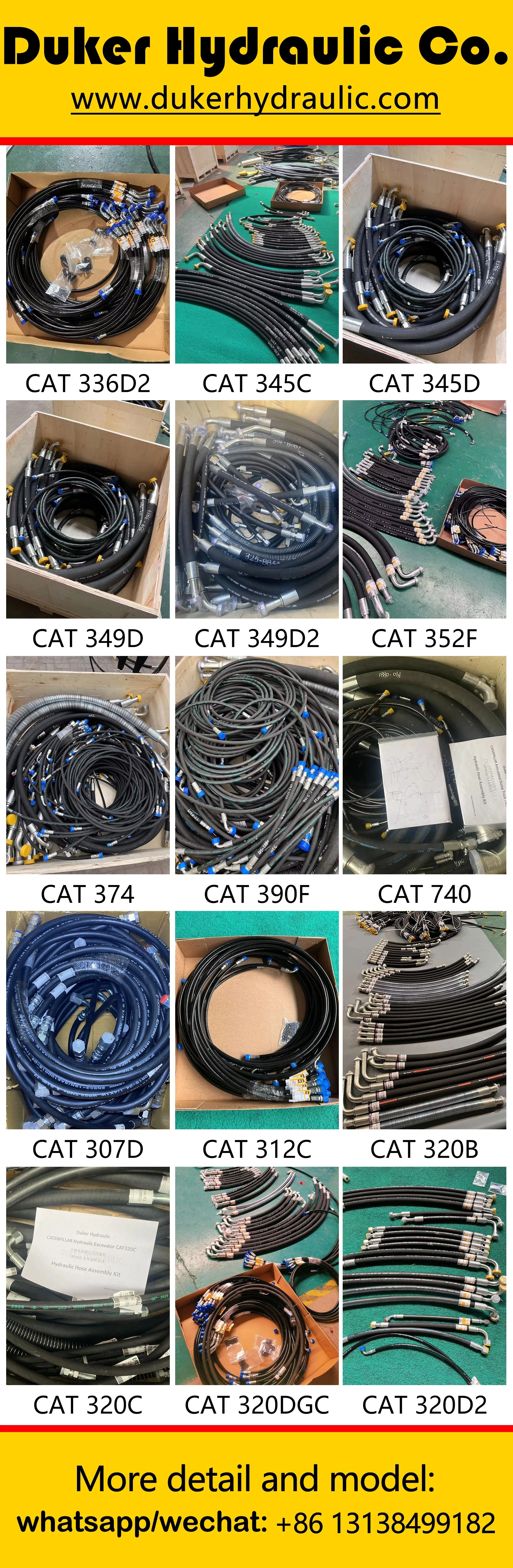 Высококачественный Новый CATM315D2 гусеничный колесный экскаватор комплект шлангов для кошек