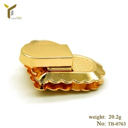 Zinc Alloy Leather Craft DIY Clasp Turn Twist Lock For Handbag Metal Ladder Magnetic for Bags Locks