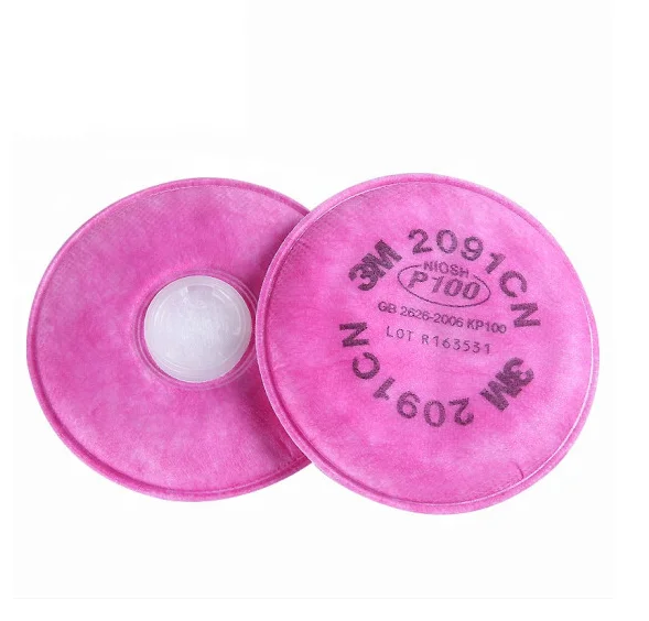 3m 2091CN Filter cotton filter all kinds of particulate matter,etc need to use 6800 Filter accessories,3m genuine respirator