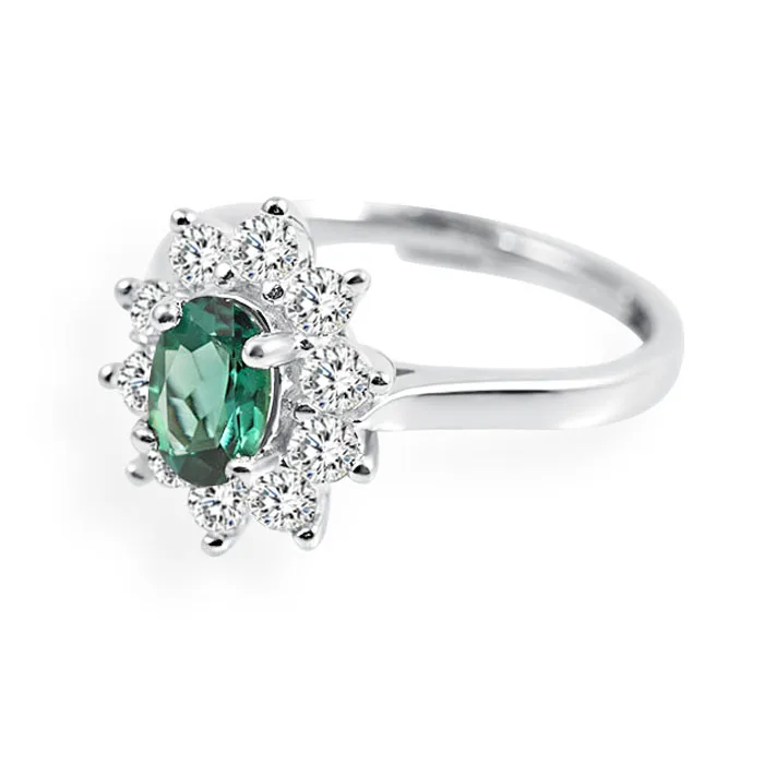 body jewelry 925 sterling silver  emerald ring  engagement ring
