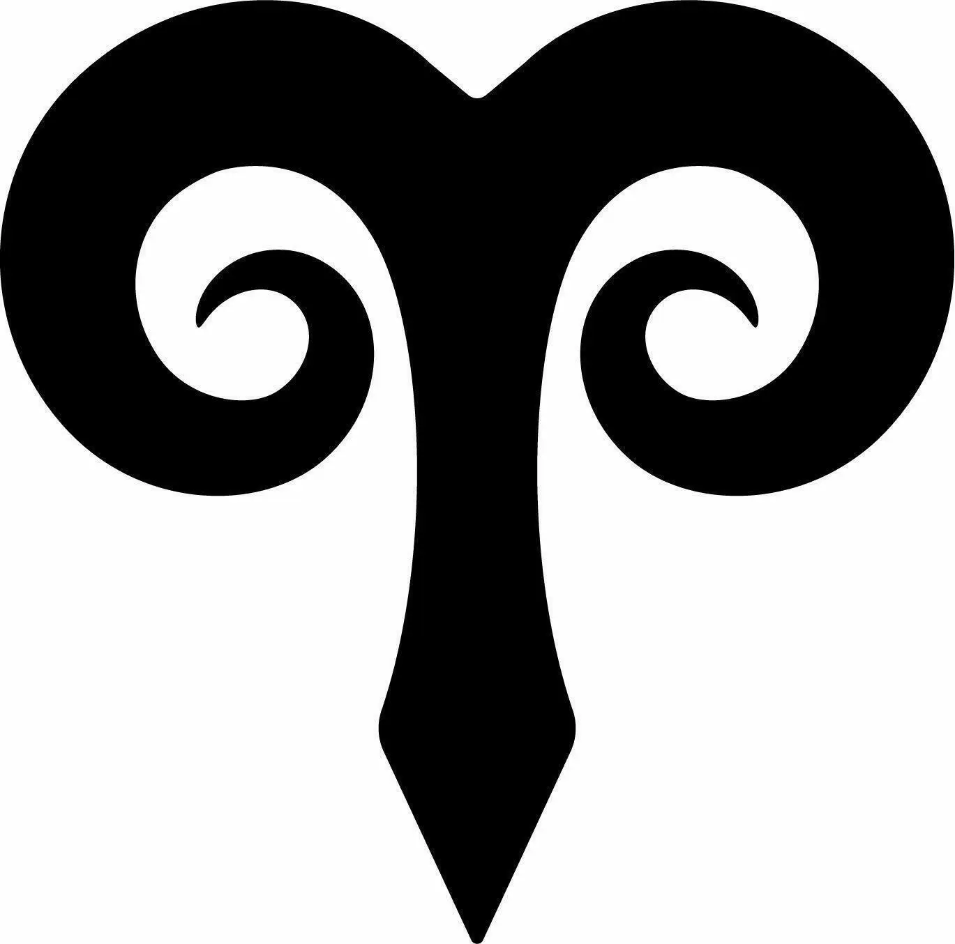 Aries Horoscope Symbol Metal Wall Sign - Solid Steel Home Decor Decorative TY2601