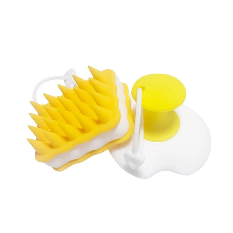 Gloway Manufacturer Plastic ABS Silicone Barber Household Growth Bath Wash Fancy Bulk Scalp Massager Shampoo Hair Brush
