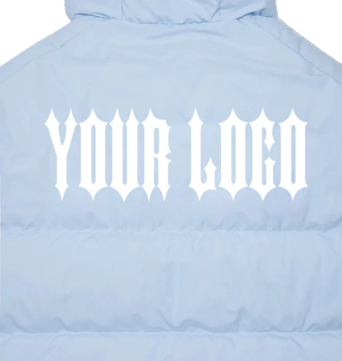 Fashion Designer Custom Stitching Puffer Jacket For Men High Stand Up Collar Padded Crop Puffer Jacket