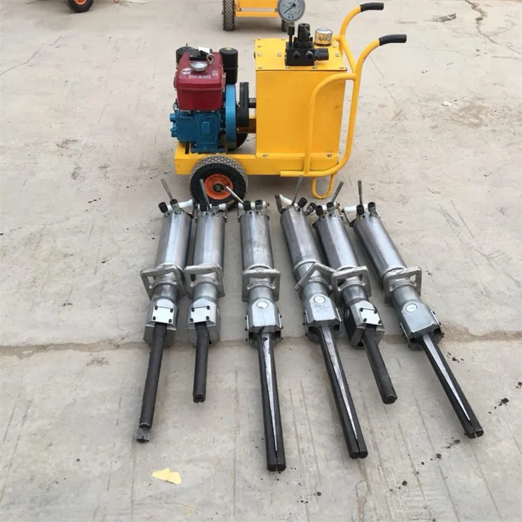 PLE High efficiency Stone Splitting machine for granites and limestone Rocks drifter hydraulic rock drill