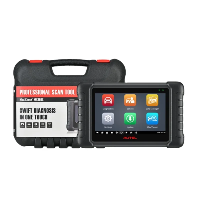 2023 новейший Autel MaxiCheck MX808S инструмент для автоматического диагностического сканирования активный тест 28 + Сервис FCA autoautoauth ABS Bleed MK808 MX808